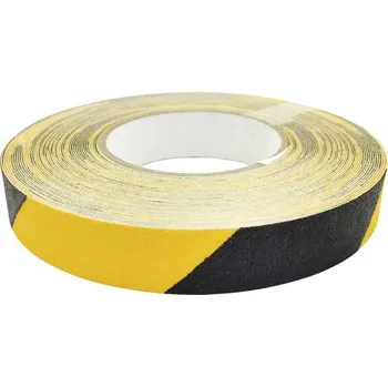 Lepicí páska Páska protiskluzová LP 25x18 žlutočerné pruhy