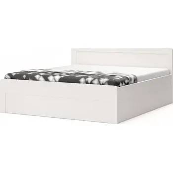 Nábytek BMB Postel Marika Family oblá - imitace dřeva Dekor: Bílá, Provedení: Bez roštu, Rozměr: 160 x 200 cm