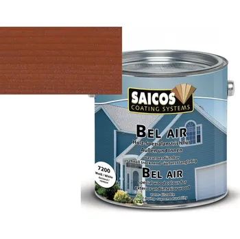 Lak na dřevo Saicos BelAir vodou ředitelný olejový nátěr - mahagon transparentní - 720038 - 0,125L