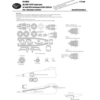Plastikový model 1/72 Mask MiG-25RBT EXPERT (REV 03878, HAS 02304)