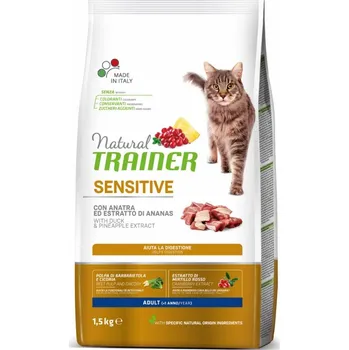 Krmivo pro kočku Trainer Natural Cat Sensitive Adult kachna