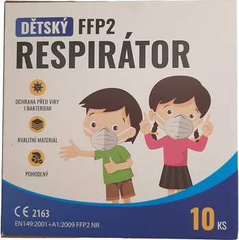 respirátor Jiangmen Respirátor FFP2 dětské color (bal.10ks)
