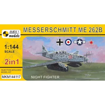 Plastikový model 1/144 Me 262B 'Night Fighter' (2-in-1)