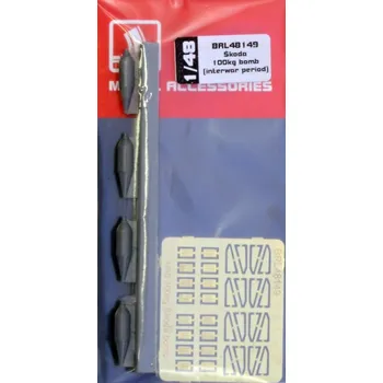 Plastikový model 1/48 Skoda 100kg bomb (resin w/ PE)