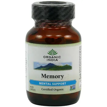 Přírodní produkt Organic India Memory Bio 60 cps.