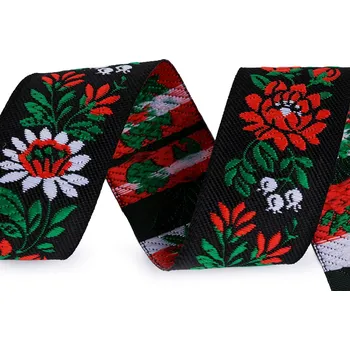 Krojová vzorovka šíře 35 mm, barva 3 černá