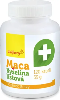 Wolfberry Maca extrakt 59 g + kyselina listová 120 cps.