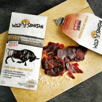 Sušené maso WildSpartan Jerky STEAKFIRE hovězí 40 g