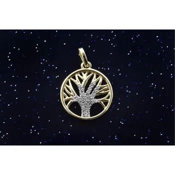 Přívěsek Zlatý přívěsek Strom života P095, Au 585/1000 14kt, 1,85g