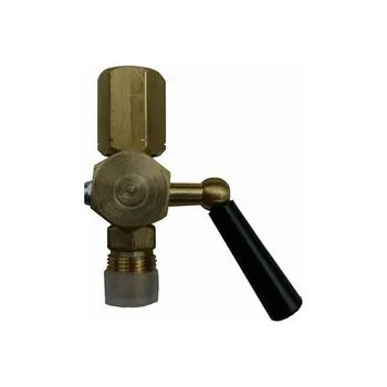 Ventil Kohout tlakoměrový 3cestný PN25 M20x1,5 Ms DIN 16263