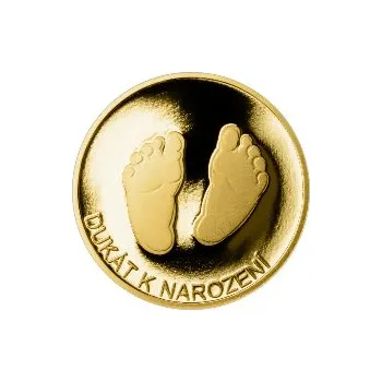 2021 - Dukát k narození miminka - čáp