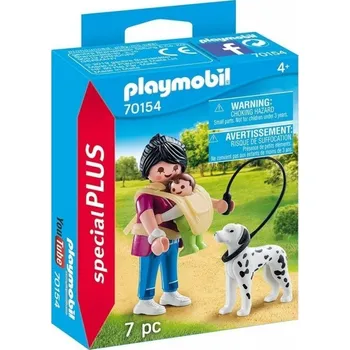 Stavebnice Playmobil Playmobil Special Plus 70154 Maminka s dítětem a se psem