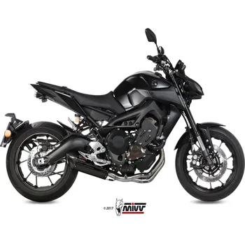 Výfuk pro motocykl Kompletní výfuk MIVV SUONO Yamaha MT-09 17-20Y.042.L9 Černá ocel (Homologováno)