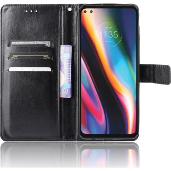 Pouzdro na mobilní telefon TVC WalletCase Motorola Moto G 5G Plus Barva: Černá