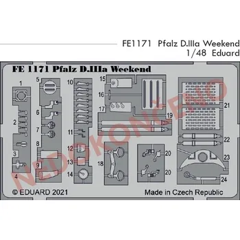 Plastikový model 1/48 Pfalz D.IIIa Weekend (EDU)