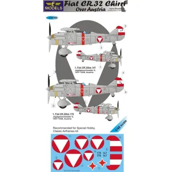 Plastikový model 1/48 Decals Fiat CR.32 Chirri over Austria