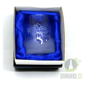 Vánoční svícen pískovaný Anděl