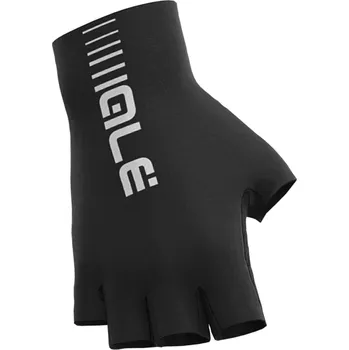 Cyklistické rukavice ALÉ Cyklistické rukavice krátkoprsté - SUNSELECT CRONO - černá/bílá XL