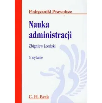 Učebnice Nauka administracji - Leoński Zbigniew
