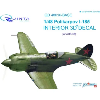 Plastikový model 1/48 Polikarpov I-185 3D-Print&col. Interior BASIC