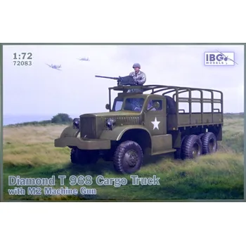 Plastikový model 1/72 Diamond T 968 Cargo Truck w/ M2 Machine Gun