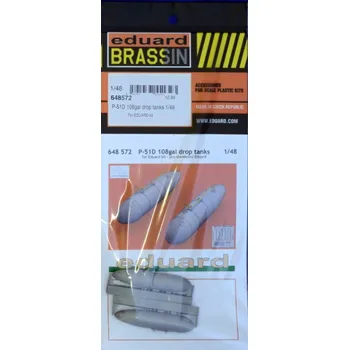 BRASSIN 1/48 P-51D 108gal drop tanks (EDU)