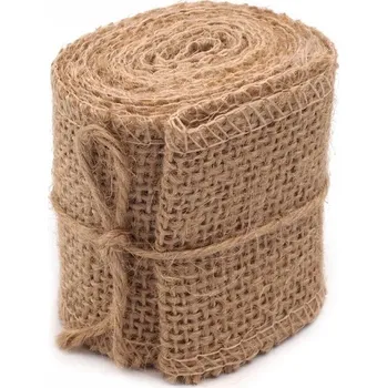 Stuha jutová stuha přírodní, šíře 60mm