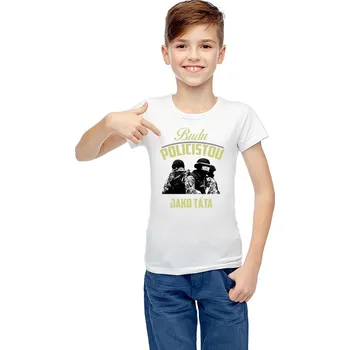 Chlapecké tričko STRIKER Dětské tričko Budu policistou jako táta Dětská velikost: 10 let