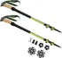 Trekingová hůl Spokey Compass 929459 3-dílné zeleno-stříbrné 105-135 cm