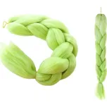 ISO Vlasy Kanelové syntetické Copánky ombre zelené