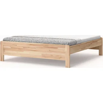 BMB Postel Karlo s nízkým čelem oblá - masivní buk Moření: lak, Rozměr: 90 x 200 cm
