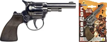 Dětská zbraň Alltoys Gonher kovbojský revolver stříbrný/kovový