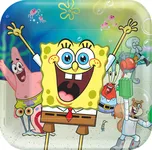 Amcan Párty papírové talíře SpongeBob…