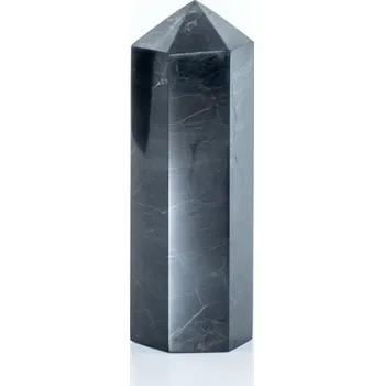 BEWIT Šungitový fasetovaný obelisk - 1,5x5 cm