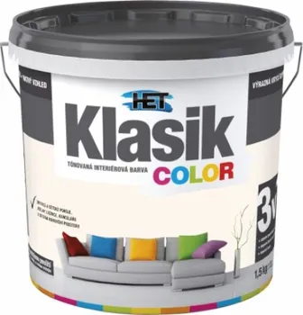 barva na zeď HET Klasik Color 1,5 kg