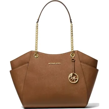 Michael Kors Jet Set Large Saffiano Leather Tote Bag Luggage