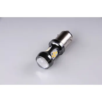 Autožárovka žárovka LED 12V-24V 21/4W BAZ15d čirá