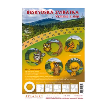 omalovánky Beskydská zvířátka