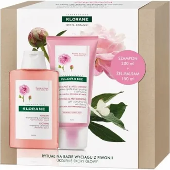 Kosmetická sada Klorane Pivoňka dárková sada na mytí vlasů