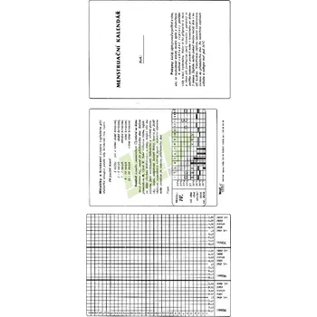 Menstruační kalendář 143100100 286 x 150 mm 100 ks