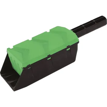 Lopata PROSPERPLAST Lopatka posypová sůl/hnojivo 0,7L univerzální SHARKIE zelená