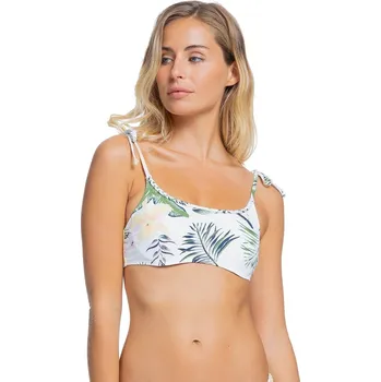 Dámské plavky plavky Roxy Bloom Uw Bralette - WBB6/Bright White Praslin S
