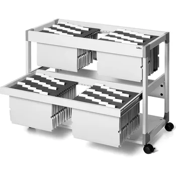 Kartotéka Pojízdná kartotéka 200 MULTI DUO - Šedá