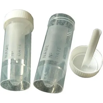 Faeces kontejner s uzávěrem, PP, 20 ks