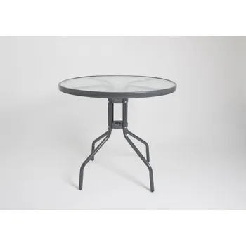 Zahradní nábytek Stůl zahradní tm. šedý