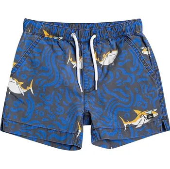 Dámské kraťasy kraťasy Quiksilver Taxer Print - KSH6/Sharky Troubles India Ink 6 let