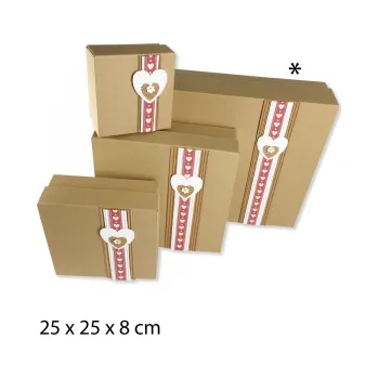 Dárková krabička Krabička Ema - 25 x 25 x 8