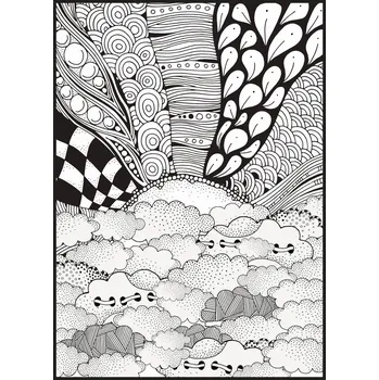 Plakát Jen tak z lásky Plakátová omalovánka Úsvit 50x70 cm