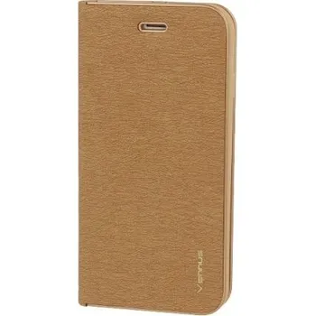 Pouzdro na mobilní telefon Pouzdro Vennus Book s rámem Xiaomi Mi 11 zlatá 4700330003