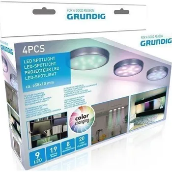 LED páska GRUNDIG SADA 4 LED SVĚTEL SE ZMĚNOU BARVY